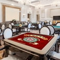 thumbnail image 4 of EGNMCR Room Decor Home Decor Mahjong Mat Reduction Mahjongg Table Mat Mahjong Accessories Tablecloth Game Poker Domino Game Game Mat For Card Board And Tile Games 70x70cm a tablecloth, 4 of 5