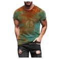 thumbnail image 2 of EGNMCR T-Shirts à Manches Courtes pour Hommes Été Décontracté Col Rond T-shirt, Mode de Rue pour Hommes Décontracté Design Intéressant Imprimé Col Rond Manches Courtes,, 2 of 9