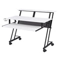 thumbnail image 1 of ACME 47" Home Office Furniture Suitor Music Recording Studio Desk, White, 1 of 7