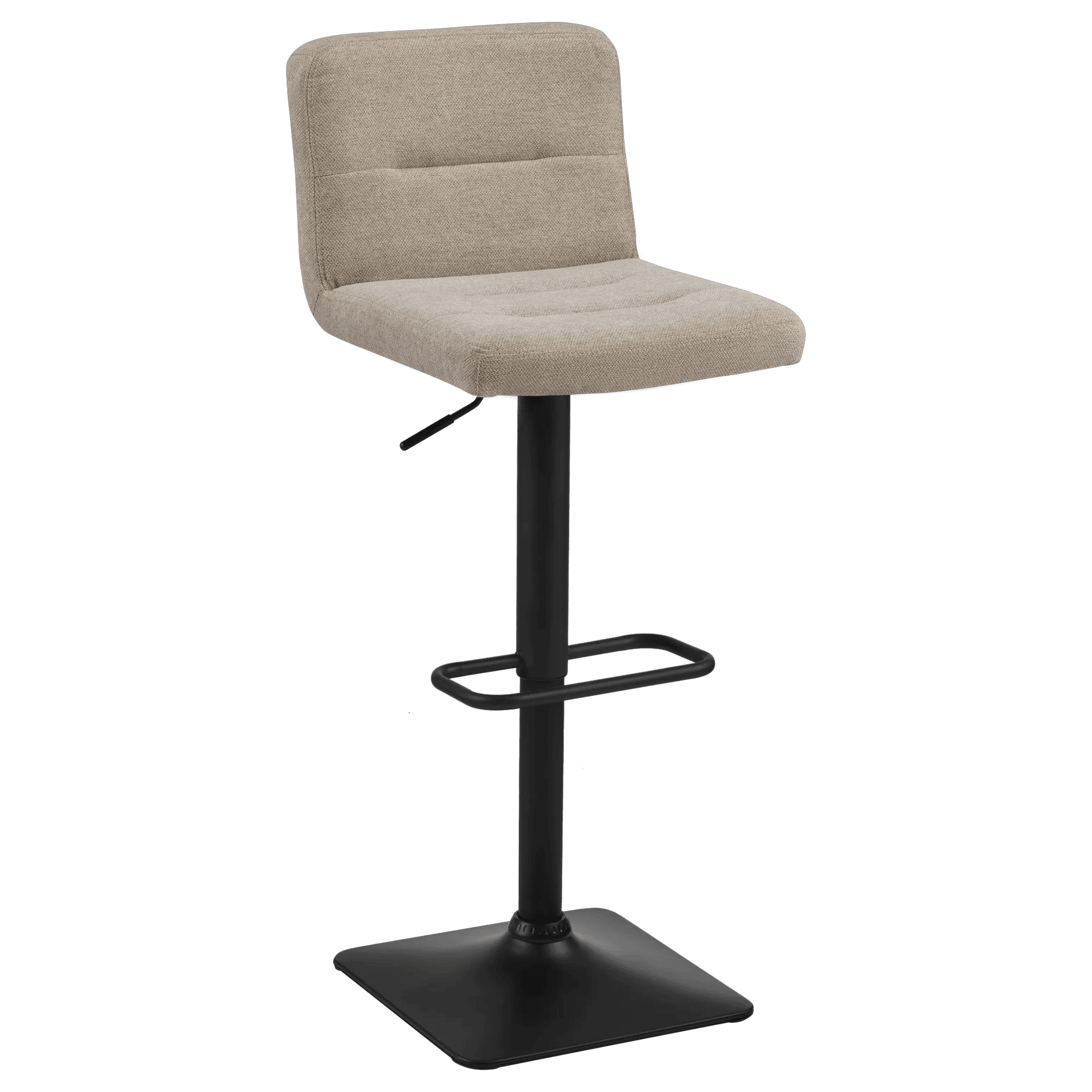 Bouclair Taupe Modern Adjustable Bar Stool