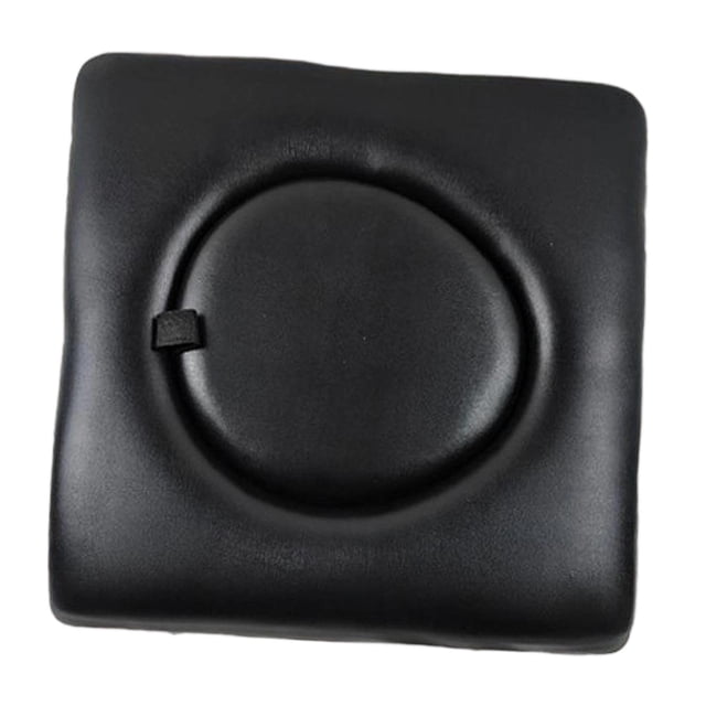jifeng Bedside Commode Seat Cushion Portable Toilet Seat for Chair Bedside Commodes black