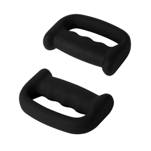koolsoo 2 Pcs Haltères de Boxe Prise en Forme de D Poids à Main pour Exercices d'Aérobic Marche Noir