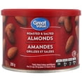 thumbnail image 2 of Great Value Roasted & Salted Almonds 200g, 2 of 5