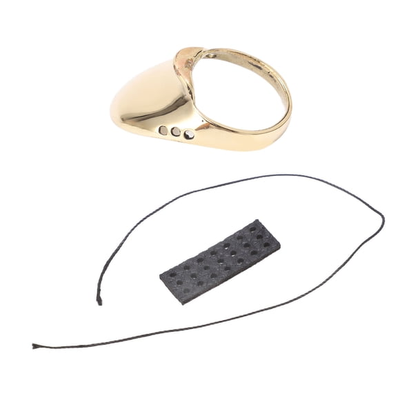 Bague de Pouce de Tir à l'Arc, Bague de Protection pour Doigt de Taille Standard Polie Miroir pour la Chasse en Plein Air 20