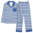 thumbnail image 1 of Rbaofujie Chemises de Nuit Filles Femmes Décontracté Mode Imprimé Manches Longues Hauts Décontractés Pantalons Pyjama Ensemble Pantalon de Pyjama pour Femmes, 1 of 4