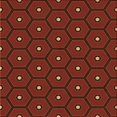 thumbnail image 1 of Ahgly Company Tapis d'Intérieur Lavable à la Machine, Carré, Transitionnel, Brun Acajou, Tapis de Zone, 8 Pieds Carré, 1 of 7