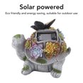 thumbnail image 4 of Figurine Lights, Lawn Decor Auto Charging Resin Solar Tortoise Statue  for Patio Decor, 4 of 7