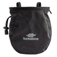 thumbnail image 1 of Climbing Magnesium Powder Bag Weightlifting Adjustable Waist Belt Chalk Bag Black, 1 of 6