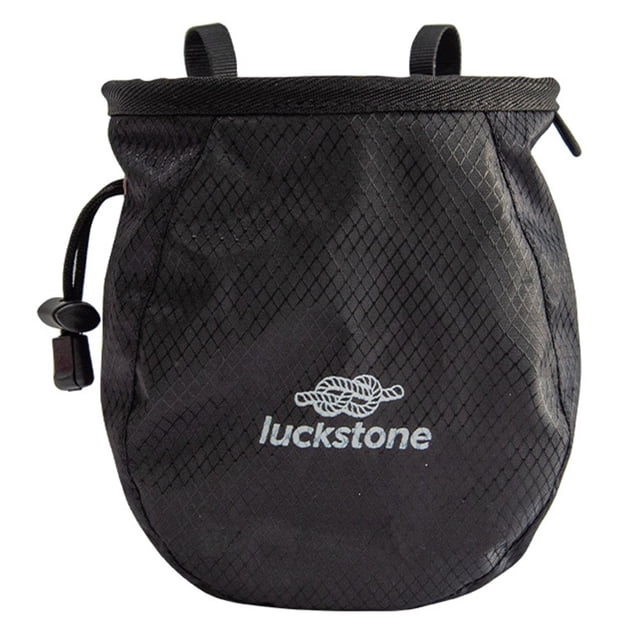 Climbing Magnesium Powder Bag Weightlifting Adjustable Waist Belt Chalk Bag Black