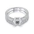 thumbnail image 4 of 1/2ct Princess Cut Diamond Engagement Ring Setting 14K, 4 of 4