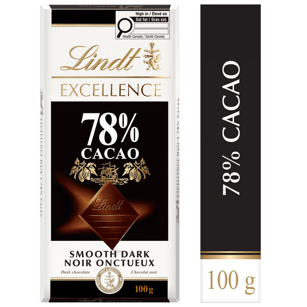 Lindt EXCELLENCE 78% Cacao Dark Chocolate Bar, 100g - Walmart.ca