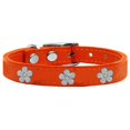 thumbnail image 1 of Bouclier de Fleurs en Cuir Véritable Orange 26, 1 of 1