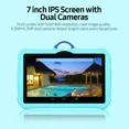 thumbnail image 3 of Refurbished Docooler Q8 7" Kids IPS Screen 1GB+8GB Android Tablet, Blue, 3 of 3