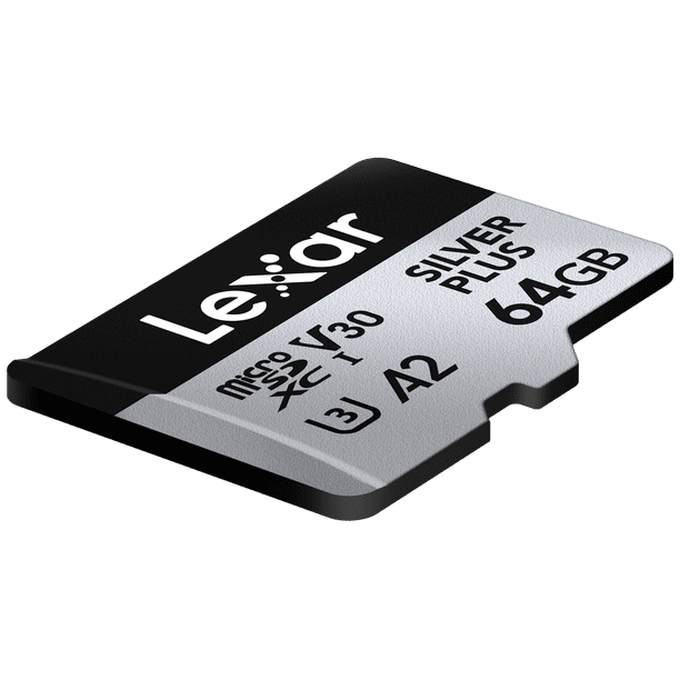 Lexar Professional 64GB SILVER PLUS microSDXC™ UHS-I Card - Walmart.ca