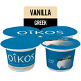 thumbnail image 1 of Oikos Greek Yogurt, Vanilla, Blended, 2% M.F, 4x100g, 1 of 7