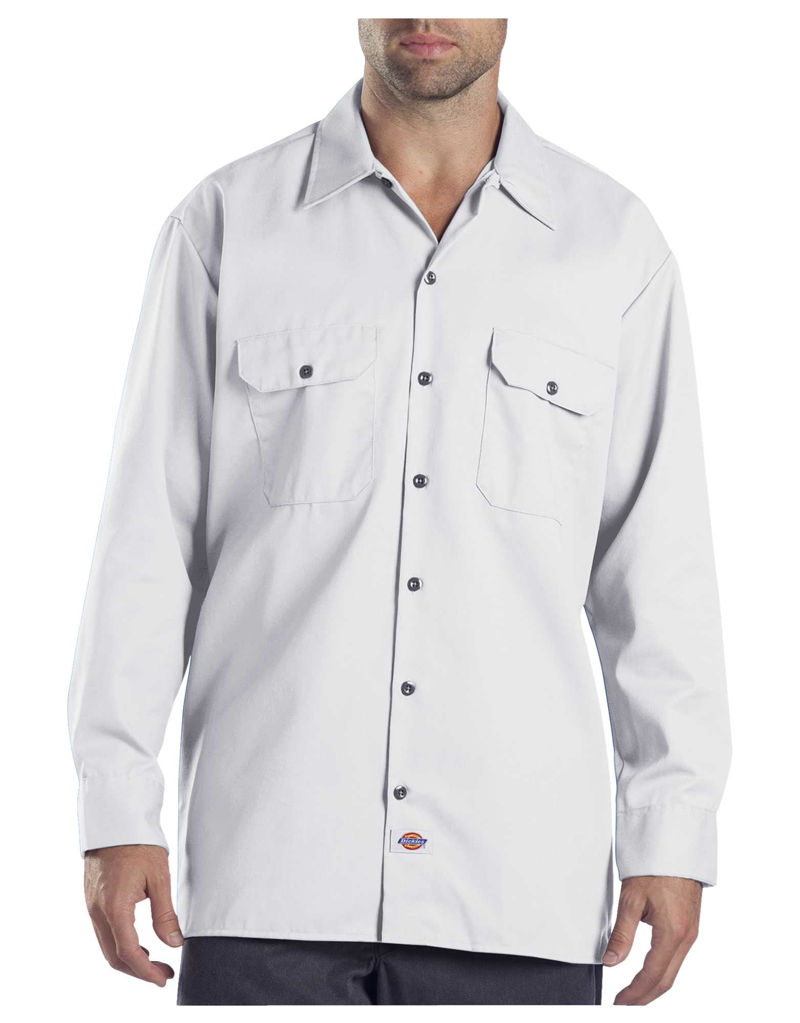 Dickies Chemise de Travail à Manches Longues pour Homme, XXT, Blanc
