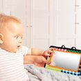 thumbnail image 2 of EASTIN Tummy Time Floor Mirror Visually Inspire Polyester Baby Mirror Newborn Gift, 2 of 5