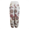 thumbnail image 1 of Womens Loose Print Ladies Pocket Full Length Pants Trouser Wide Leggings, 1 of 8