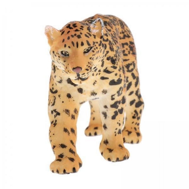 Bunblic 5-6pack Simulation Animal Figures Model Kids Educational Toys Gifts Leopard 5 Pcs