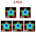 thumbnail image 1 of 1~10PCS Decoration Light Peacock Love Five-pointed Star Atmosphere Lamp For Room Christmas Wedding Party Colorful Decorative, 1 of 5