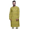 thumbnail image 1 of Atasi Kurta Imprimé pour Hommes Col Mandarin Popeline de Coton Kurta Chemise Décontractée, 1 of 7