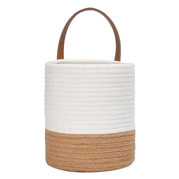 WIFKLSIIPG Wall Mounted Storage Storage Hanging Baskets Hanging Flower Pots Woven Baskets Indoor Flower Pots Lace Hangers Modern Storage Organizers Home Decoration Towels