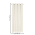 thumbnail image 3 of Sheer Window Curtains, Transparent Voile Drapes, Light-Filtering Gauze, Simple Rod Pocket Design, for Living Room/bedroom, Energy-Efficient Blinds, Home Decor, Window Treatments Hzhnb Big Discount, 3 of 9