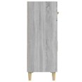 thumbnail image 3 of vidaXL Sideboard Grey Sonoma 69.5x34x90 cm Engineered Wood, 3 of 5