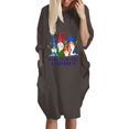 thumbnail image 1 of LSLJS The Fashion Women's Winter Plus Size Loose Pocket Christmas Printed Dress, 1 of 6