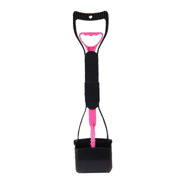 Foldable Dog Poop Waste Collection Scoop, Sturdy Pet Poop Basket, With Long Handle High Strength Substance And Durable Spring For Picking Up Grass And Gravel