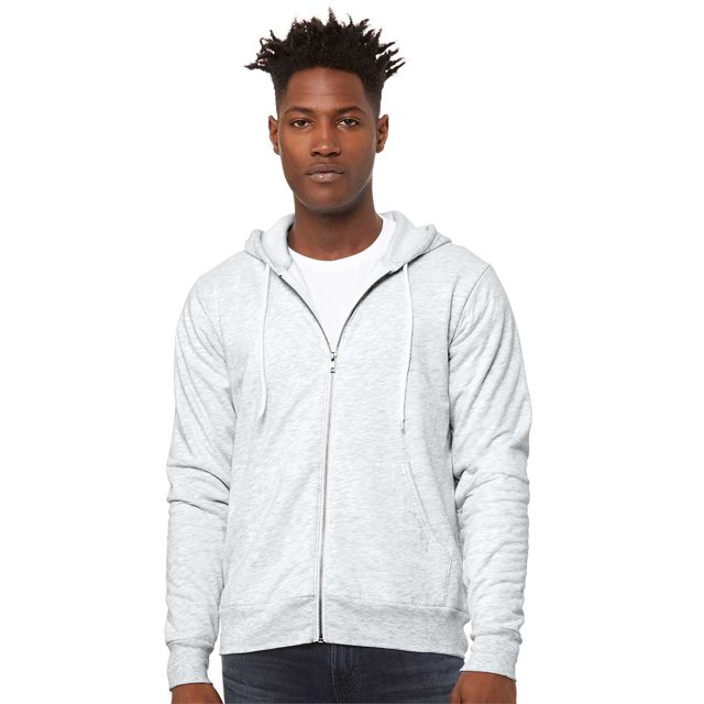 Bella + Canvas Sweat à Capuche Zippé en Polaire Éponge Unisexe