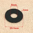 thumbnail image 1 of Plaquettes de Frein pour Moulinet de Pêche 1 mm, Rondelle de Retenue en Fibre de Carbone, Rondelles de Roue de Pêche pour Moulinet de Lancer d'Appâts, Accessoires de Moulinet de Pêche Extérieur, 1 of 12