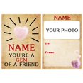 thumbnail image 1 of Customized Valentines Day Gifts for Kids Holiday Greeting Cards Name Photo Texts D1J2, 1 of 9