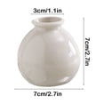 thumbnail image 3 of QTOCIO Cute Scandinavian Style Simples Ceramic Vase Living Room Desktop Dining Table Entryway Home Decorative Ornaments, 3 of 4