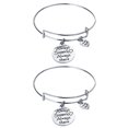 thumbnail image 2 of CIMAXIC 2 Pcs Bracelet Réglable Chaîne de Poignet Créative Bijoux de Poignet Décoratifs, 2.56"X2.56"X0.2", 2 of 5