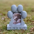 thumbnail image 2 of Deeceymbur Pierre Commémorative en Résine pour Animaux de Compagnie Chiens Chats Décoration de Jardin Extérieur Lieu de Repos Souvenir Hommage Durable, 2 of 6