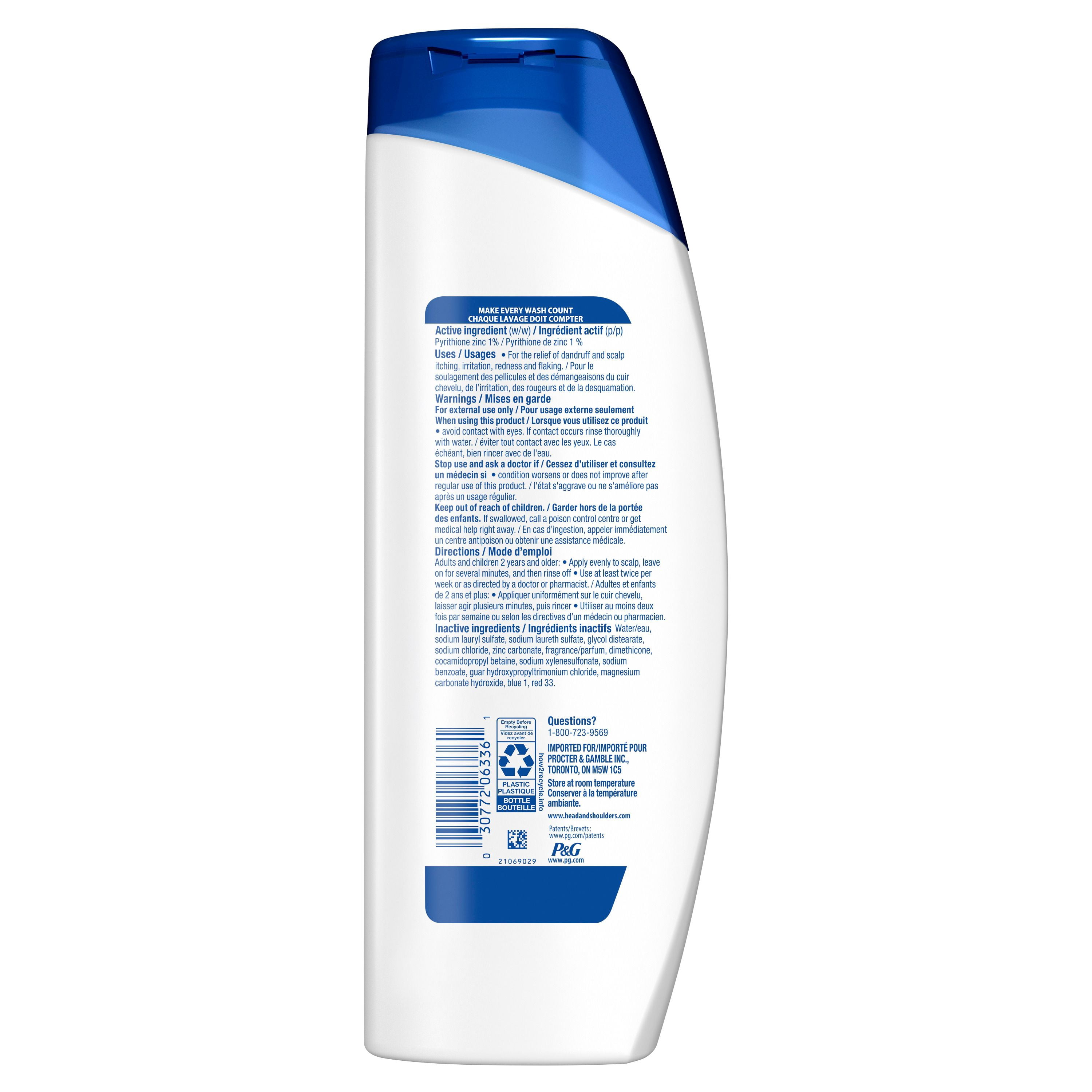 Head and Shoulders Mens 2 1 Dandruff Shampoo Conditioner, Anti-Dandruff Treatment, Old Spice Swagger for Daily Use, Paraben Free, 835ML