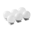 thumbnail image 1 of yeacher 6-Pack USB Vanity Mirror Lights with 3-Color Dimmable LED Bulbs, 2000mm Cord, 3000K-6500K Adjustable Lighting for Makeup, 45mm Bulbs, Water-Resistant Design, 1 of 6