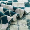 thumbnail image 3 of Mainstays Cozy Throw Green Argyle, 3 of 9