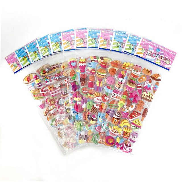 12 Sheets/Set Dinosaur Series Cartoon Stickers For Child Notebook Skateboard DIY Waterproof Cute Sticker Toy Boys Gift Cake 2