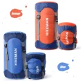 thumbnail image 2 of AIGIA Sac de Compression Nylon Sac de Compression Sac de Compression Sac de Couchage Sac de Rangement Sacs de Sport avec Rabat Anti-Poussière pour Sac à Dos, Randonnée, Camping, Voyage Bleu/orange, 2 of 11