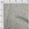 thumbnail image 1 of oneOone Tissu Tabby en Soie Imprimé Fruits Grenade BTY 42 Pouces de Large, 1 of 4