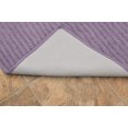thumbnail image 3 of Garland Rug SHE-2260-09 Sheridan 22 in. x 60 in. Plush Washable Nylon Rug Purple, 3 of 5