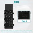 thumbnail image 4 of Left Power Seat Switch for Ford Escape 2007-2012, 4 of 8