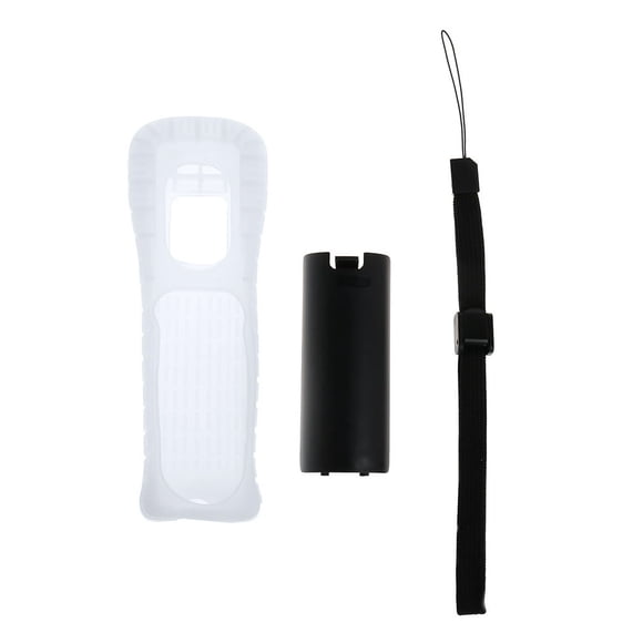CUITING for Wii Remote Controller for Case Replacement Remote Game Controller Cover Silicone for Case and Wrist Strap for Wii