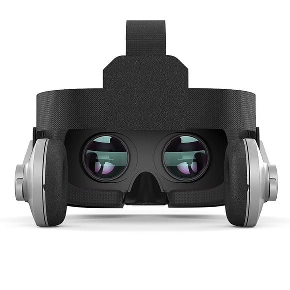 SHINECON G07E VR Headset 110°FOV Eye Protected Virtual Reality Headset for Adults 3D Stereo Sound Compatible with iOS & Android Smart Phones w/4.5-6.53in Screen