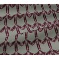 thumbnail image 5 of oneOone Viscose Jersey Fabric Chevron Ikat Print Fabric BTY 60 Inch Wide, 5 of 5