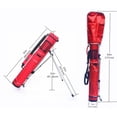 thumbnail image 3 of A99 Golf C4 Range Sunday Pencil Carry Bag Removable Top Cover w. stand (Red/Grey Trim), 3 of 13