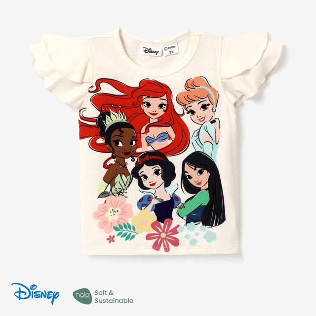 Disney Disney Princess Toddler Girl Naia™ Character Print Ruffled Short-sleeve Tee