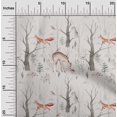 thumbnail image 2 of oneOone Cotton Flex Orange Fabric Deer Craft Projects Decor Fabric Printed By The Yard 40 Inch Wide, 2 of 5